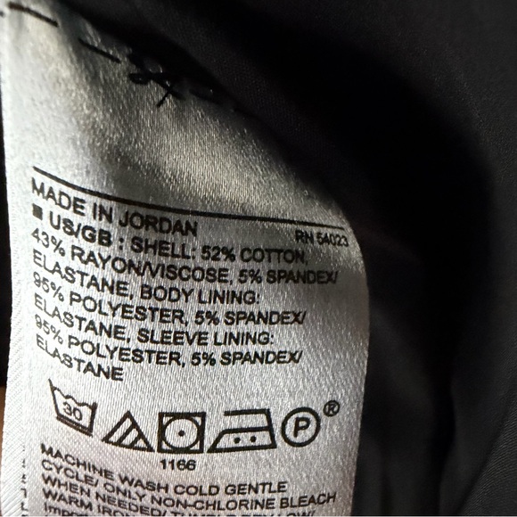 Banana Republic Black and Grey Blazer Size 14 - Picture 7 of 12